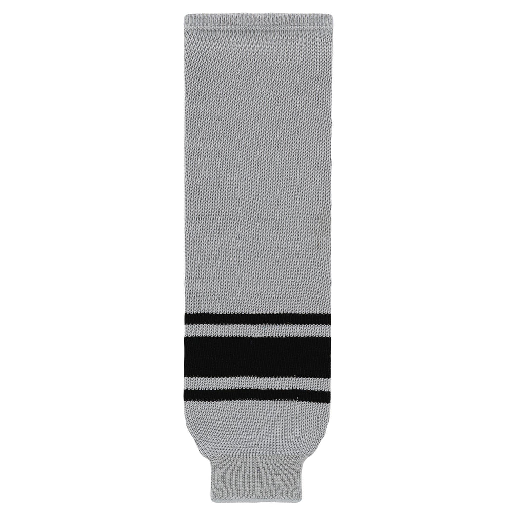 HS630-822 Grey/Black Hockey Socks